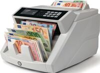 Banknoten/Wertzähler, NW-Nr.: 9000486803 2465-S m.Reinigungs-, u.Service-Kit m.Netzt.u.Abdeckhaube, SAFESCAN  