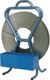 Stahlrohrtisch L800xB1600xH740mm Vierkantrohr lichtgrau Platten-S.19mm lichtgrau