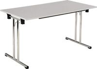 Klapptisch B1800xT700xH740mm lichtgrau 19mm Kufen,ger.