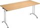 Klapptisch B1200xT700xH740mm lichtgrau 25mm Kufen,ger.