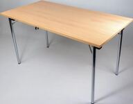 Klapptisch B1200xT700xH740mm Buchedekor 25mm Vierfußgestell