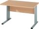 Klapptisch B1200xT700xH740mm Ahorndekor 25mm Vierfußgestell