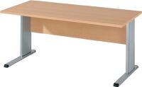 Klapptisch B1200xT700xH740mm lichtgrau 25mm Vierfußgestell