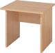 Klapptisch B1400xT700xH740mm Buchedekor 25mm Vierfußgestell