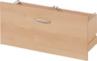 Klapptisch B1800xT700xH740mm Buchedekor 25mm Vierfußgestell