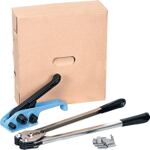 Umreifungsset f.PET-Kunststoffband Band-L.750m Band-B.13mm im Spenderkarton