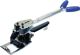 Stapelstuhl Form A45,Sitzpolster blau 20x1,5mm stark,m.Stapelsteg chrom