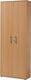 Schrank Basic 4 H2167xB800xT362mm Buchedekor Anz.Türen 2 m.Schloss 6 OH