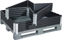 Palettenaufsatzrahmen L1200xB800mm 4 Scharnieren ABS-RE 2St./Karton