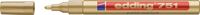 Lackmarker 751 gold Strich-B.1-2mm Rundspitze EDDING
