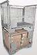 Gitterbox faltbar 3000kg L1200xB800xH970mm lack.steingrau WERTH