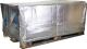 Palettenabdeckhaube Thermofolie silber L1250xB850xH500mm o.Reißverschluss