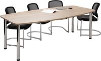 Konferenztisch B2200xT1030xH720-740 Buchedekor HAMMERBACHER