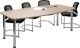 Konferenztisch B2200xT1030xH720-740 Buchedekor HAMMERBACHER