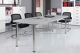 Konferenztisch B2200xT1030xH720-740 lichtgrau HAMMERBACHER