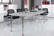 Konferenztisch B2200xT1030xH720-740 lichtgrau HAMMERBACHER