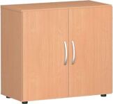 Schrank H752xB800xT420mm Buchedekor 2 Türen H.752mm