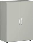 Schrank H1104xB800xT420mm lichtgrau 2 Türen H.1104mm
