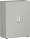 Schrank H1104xB800xT420mm lichtgrau 2 Türen H.1104mm