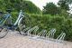 Fahrradbügelparker 1-s.90Grad verz.Anz.Radstände 4 z.Schr.zerlegt