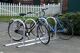 Fahrradständer 4er verz.T.550mm Anlehnbügel H.825mm L.2800mm ein-/zweiseit.