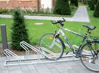 Fahrrad-Bügelparker 4er, NW-Nr.: 9191489045 1-seitig, rechts,, L 1800 mm, zum Auf- schrauben 45 Grad  