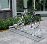 Fahrradbügelparker 10er verz.90 Grad hoch/tief L.2000mm zweiseit. Reifen-B.53