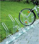 Reihenfahrradständer, NW-Nr.: 9191489083 verzinkt 2er Stand, Bodenplatte hoch/tief zerlegt  
