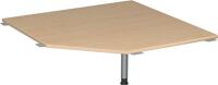 Verkettungsplatte fünfeckig H680-800xB1225xT1225mm 90Grad Ahorndekor
