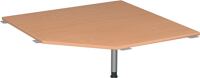 Verkettungsplatte fünfeckig H680-800xB1225xT1225mm 90Grad Buchedekor