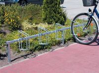 Fahrradklemmbügel 8er verz.90 Grad z.Einbeton. L.2000 zweiseit. Reifen-B.48