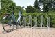 Schreibtisch Cyros H680-820xB1200xT800mm lichtgrau ger.Form C-Fuß GERAMÖBEL