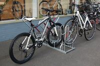 Fahrradständerreihenanlage 4502 XBF 1-s.90Grad verz.Anz.Radstände 2 z.Schr.WSM
