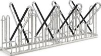 Fahrrad-Ständer-Reihenanlage 4700 XBF 2-s.90Grad verz.Anz.Radstände 8 z.Schr.WSM