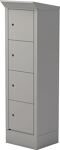 E-Bike Ladestation H2095xB600xT500mm Vollblech Türen weißalu.THURMETALL