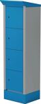 E-Bike Ladestation H2095xB600xT500mm Vollblech Türen lichtblau THURMETALL