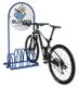 Fahrradständer BW 5454 2-s.90Grad verz.Anz.Radstände 4 freistehend WSM
