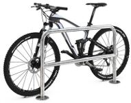Fahrradanlehnparker 9210 E H1150xB48mm VA m.Knierohr z.Bet.WSM