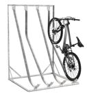 Fahrradkufenparker SF 4 hoch/tief 90Grad verz.Anz.Radstände 4 freistehend WSM