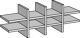 Formulareinsatz in Ordnerhöhe DINA4 lichtgrau f.Sideboard B.1500mm