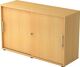 Schiebetürenschrank H748xB1200xT400mm Buchedekor 2 OH 2 Türen Relinggriff