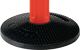 Gurtpfosten einfach D83xH970mm rot Gurt neon/gelb Fuß VG VIA GUIDE