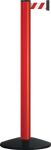 Gurtpfosten einfach D83xH970mm rot Gurt rot/weiß Fuß VG VIA GUIDE