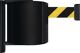 Gurtkassette schwarz f.Gurt-L.12m schwarz/gelb z.Wm.VIA GUIDE