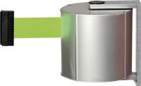 Gurtkassette silber f.Gurt-L.12m schwarz z.Wm.VIA GUIDE