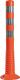 Sperrpfosten Ku.orange/weiß D.80mm z.Schr.m.Befestigungsmaterial