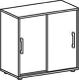 Schiebetürenschrank H798xB800xT425mm Ahorndekor 2 Türen freistehend GERAMÖBEL