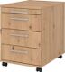 Rollcontainer Belo H590xB428xT580mm Asteichedekor 3 Schubl.HAMMERBACHER