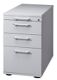 Standcontainer Belo H720-760xB428xT800mm Eiche 2Schubl.,1Ausz.f.Hängeregistratur