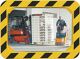 Sicherheits-/Verkehrsspie, NW-Nr.: 9000490215 gel H400xB600mm, Kunststoff,gelb/schwarz f.2 Richtungen 9m SPL